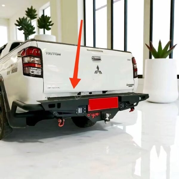 Bumper Bemper Belakang Model Jungle Pipa samping Triton - Gambar 4