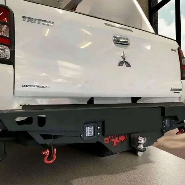 Bumper Bemper Belakang Model Jungle Pipa samping Triton - Gambar 3